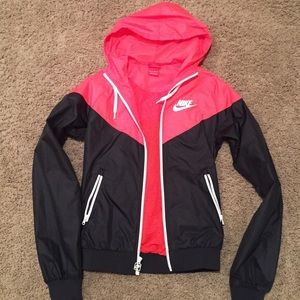 Orange/White Nike Windbreaker